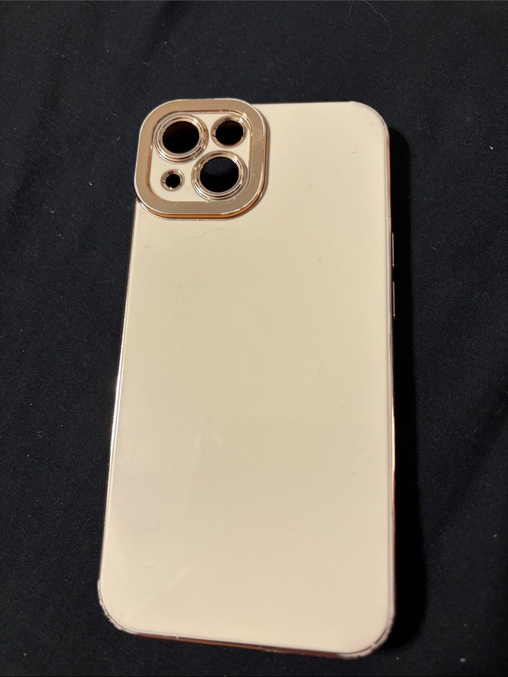 Gold Beige Camera-Style iPhone 13 case